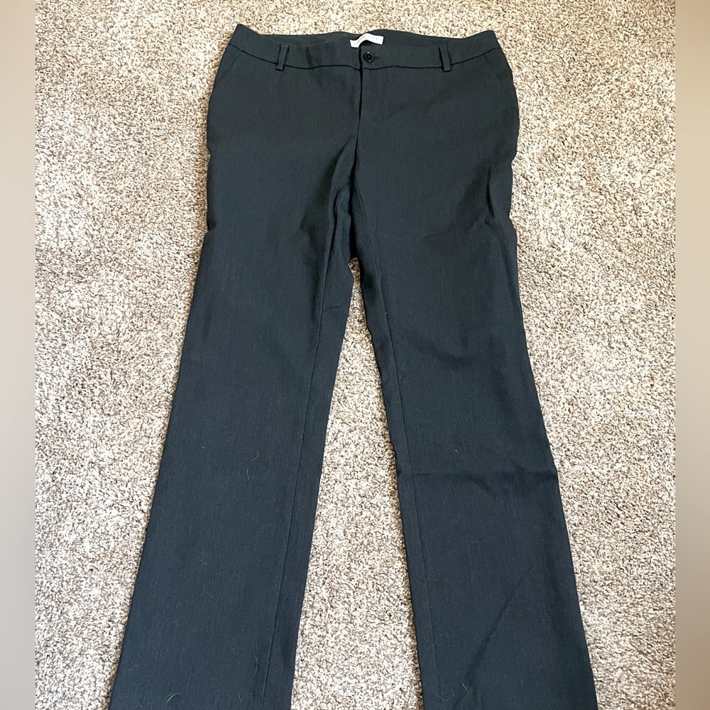 Coldwater Creek dark gray dress pants size 8